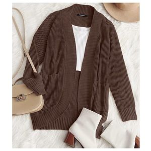 Merokeety Brown Cardigan